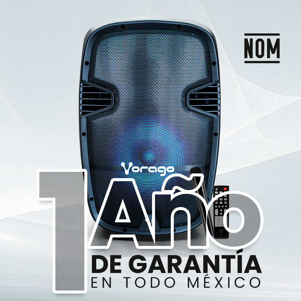 Vorago KSP-500 altavoz De 1 vía Negro Inalámbrico y alámbrico 100 W