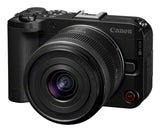 Canon EOS R50V + RF-S 14-30mm f/4-6.3 IS STM MILC 24.2 MP CMOS 6000 x 4000 Pixeles Negro, 4K Ultra HD, Pantalla táctil