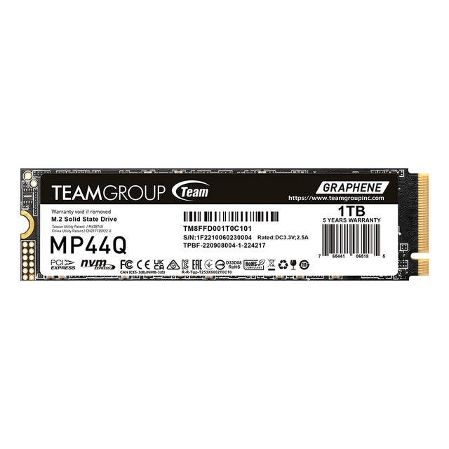 Team Group MP44Q 2 TB M.2 PCI Express 4.0 NVMe QLC 3D NAND, TM8FFD002T0C101