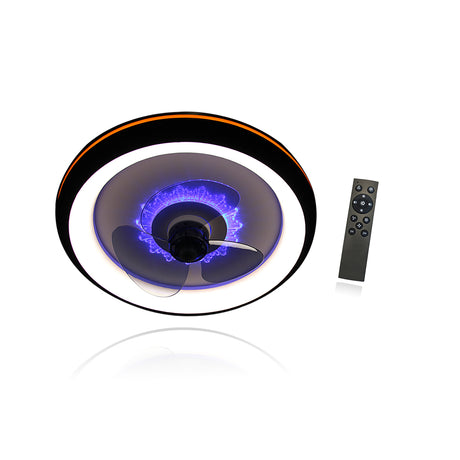 JWJ JLV-012 ventilador Negro, Blanco