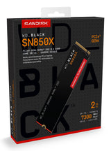 Western Digital WDS200T2X0E unidad interna de estado sólido 2 TB M.2 PCI Express 4.0 NVMe 3D TLC NAND, 7300 MB/s