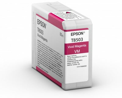 Epson Singlepack Magenta T850300 Cartucho de Tinta Tinta a base de pigmentos Impresión por inyección de tinta - SureColor SC-P800 1 pieza(s)