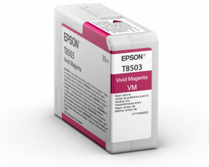 Epson Singlepack Magenta T850300 Cartucho de Tinta Tinta a base de pigmentos Impresión por inyección de tinta - SureColor SC-P800 1 pieza(s)