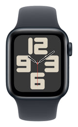 Apple Watch SE OLED 40 mm Digital 324 x 394 Pixeles Pantalla táctil Negro Wifi GPS (satélite)
