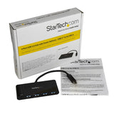 StarTech.com Hub Concentrador USB 3.0 de 4 Puertos con PD Entrega de Potencia - 5Gbps - Adaptador USB-C a 4x USB-A - USB