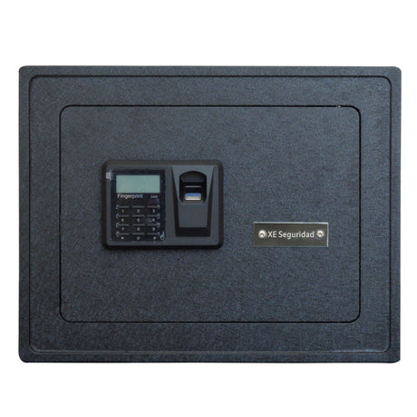 XE Seguridad CFBM-30 caja fuerte Caja fuerte portátil Negro, Lector de huellas dactilares, Llave, Cerradura con combinac