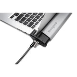 Kensington Dispositivo de anclaje de portátiles 2.0 con Microsaver 2.0, Llave, Aluminio, Plata