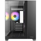 Antec CX600M Trio ARGB Mini Tower Negro, Transparente, ITX, Micro-ITX, Vidrio