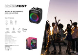 STF ST-S01683 altavoz portátil y para fiesta Altavoz de fiesta Negro 26 W, 13000 W, Inalámbrico