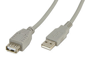 Cable USB Manhattan 317238 Macho a Hembra, 3.0m, Transferencia de Datos de Alta Velocidad