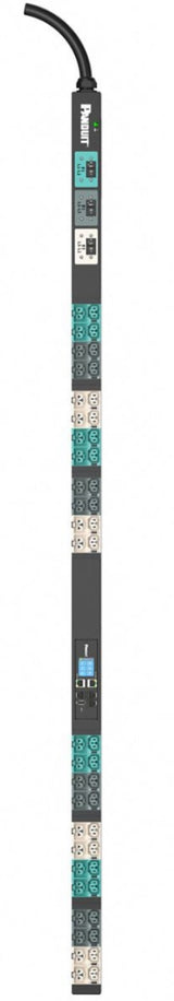 Panduit E48D21L unidad de distribución de energía (PDU) 48 salidas AC 0U Negro