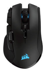 Corsair IRONCLAW RGB ratón Juego Diestro RF Wireless + Bluetooth + USB Type-A Óptico 18000 DPI, Negro