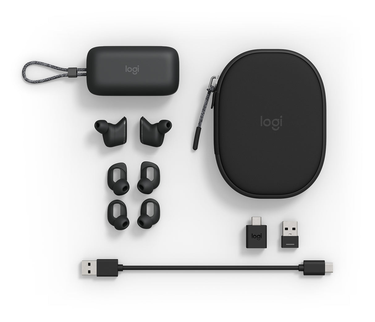 Logitech Zone True Wireless Auriculares Auriculares Dentro de oído Oficina/Centro de llamadas Binaural