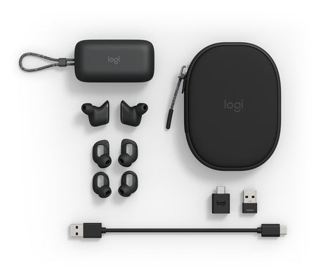 Logitech Zone True Wireless Auriculares Auriculares Dentro de oído Oficina/Centro de llamadas Binaural