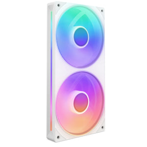 NZXT RF-U24HF-W1 sistema de refrigeración de computadora Gabinete de la computadora Ventilador Blanco, 500 RPM, 2400 RPM