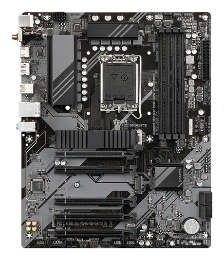 GIGABYTE B760 DS3H AX Placa Base - Compatible con procesadores Intel Core de 14ª generación, VRM digital de 8+2+1 fases, hasta 7600MHz DDR5 (OC), 2x PCIe 4.0 M.2, Wi-Fi 6E, LAN GbE, USB 3.2 Gen 2x2 placas base Intel LGA 1700 LGA 1700 DDR5-SDRAM