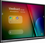 Viewsonic IFP5550-5A pantalla de señalización Panel plano interactivo 139.7 cm (55") LCD Wifi 400 cd / m² 4K Ultra HD Negro Pantalla táctil