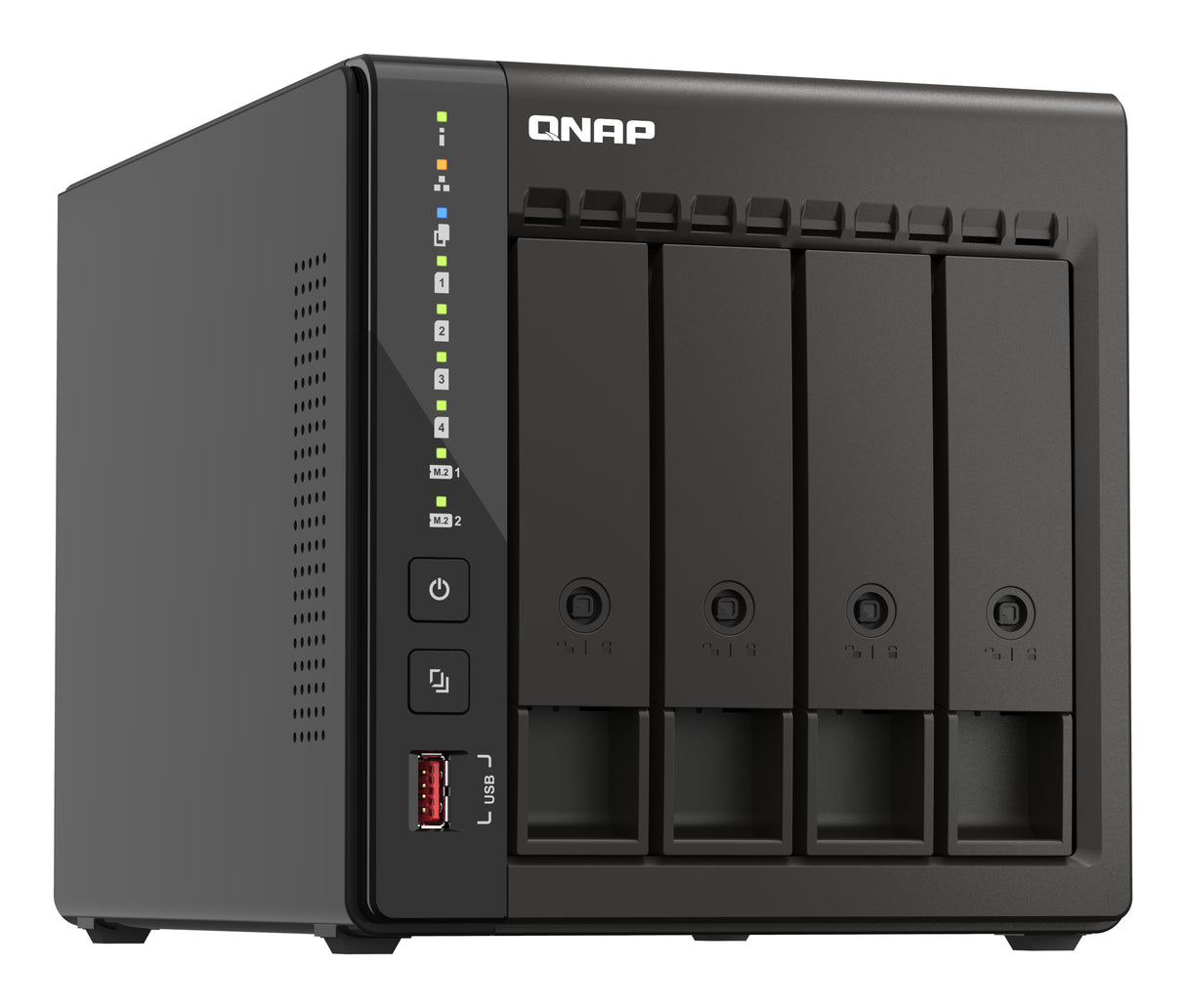 QNAP TS-453E Servidor M.2, Serial ATA III 2.5,3.5,M.2 cm (2.5,3.5,M.2") 2 Si