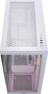 Corsair iCUE LINK 3500X RGB Midi Tower Blanco, EATX, Acero, Vidrio templado