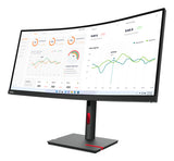Lenovo ThinkVision T34w-30 Monitor 86,4 cm (34") 3440 x 1440 Pixeles Wide Quad HD W-LED Negro