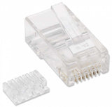 503006 - Intellinet PLUG RJ45 CAT6 SOLIDO UTP BOTE 100 PZAS ORO 15-MICRAS conectores RJ-45 Transparente Oro 100 pieza(s)