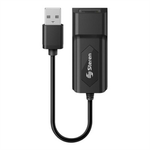 Steren 506-430 cambiador de género para cable USB RJ-45 Negro