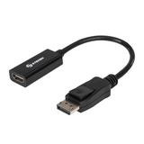 Steren 506-450 adaptador de cable de vídeo DisplayPort HDMI Tipo A (Estándar) Negro, Macho, Hembra, 1 pieza(s)
