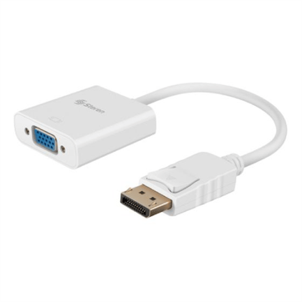 Steren 506-452 adaptador de cable de vídeo VGA (D-Sub) Blanco, Hembra, Macho, 1 pieza(s)