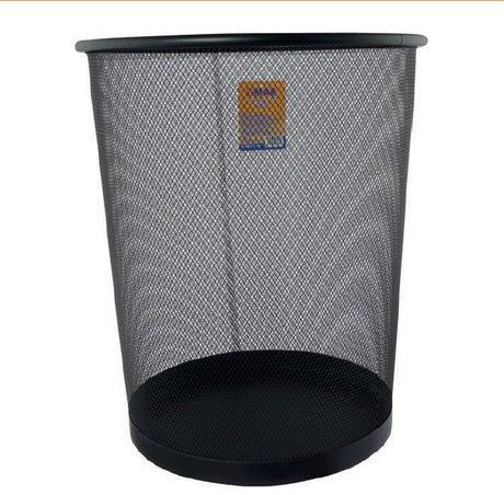 MAE BB-20 bote de basura Alrededor Metal Negro, 293 mm, 293 mm | Botes de basura
