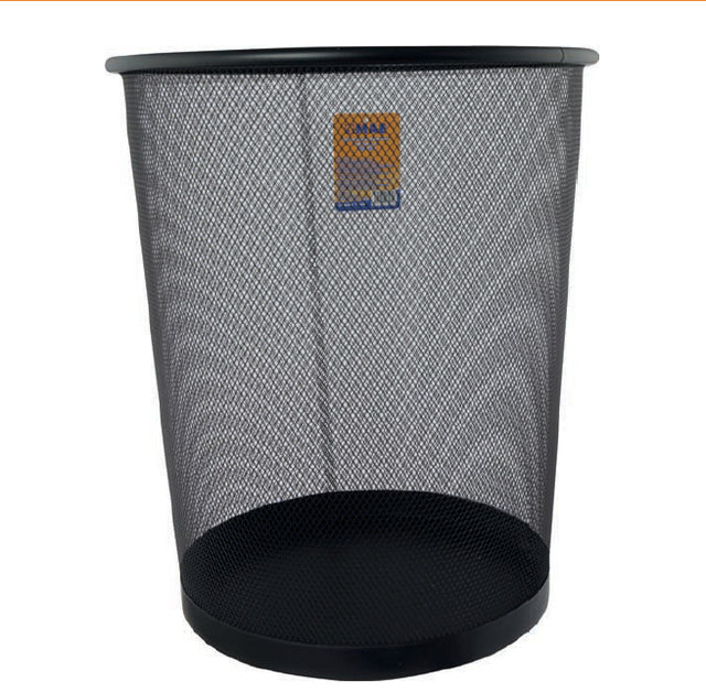 MAE BB-20 bote de basura Alrededor Metal Negro, 293 mm, 293 mm | Botes de basura