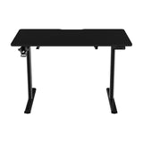 Acteck AC-937290 escritorio para computadora Negro, Derecho, Forma rectangular, Aglomerado de madera
