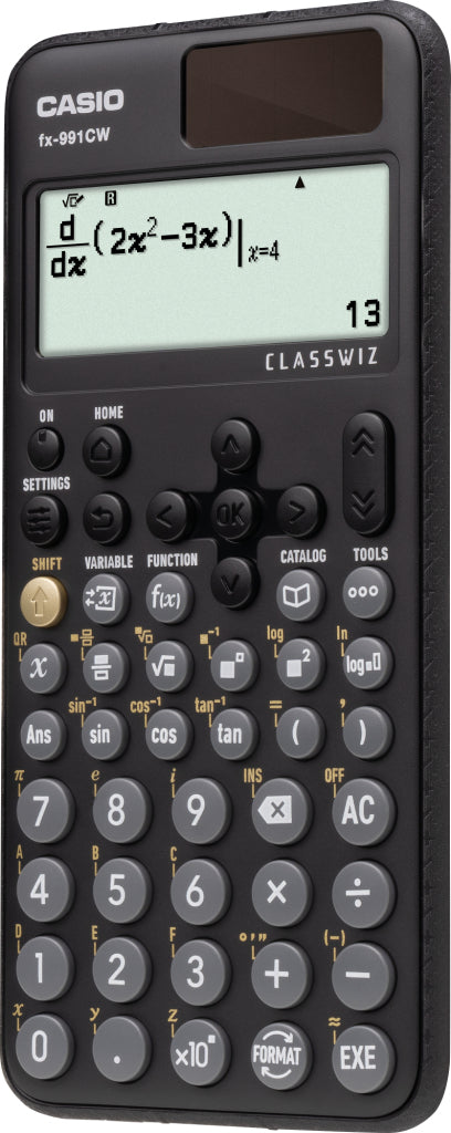Casio FX-991CW calculadora Bolsillo Calculadora científica Negro, 12 dígitos, Batería