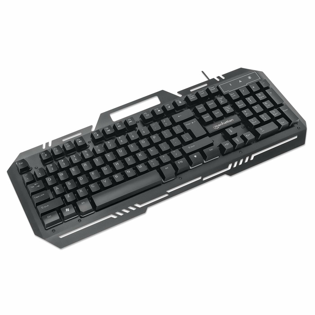 Manhattan 180610 Teclado Juego Alámbrico USB QWERTY