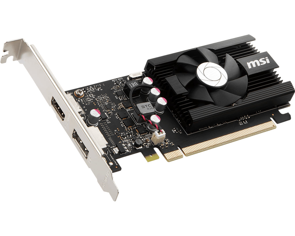 MSI GeForce GT 1030 4GD4 LP OC tarjetas gráficas Si 384 NVIDIA GeForce GT 1030