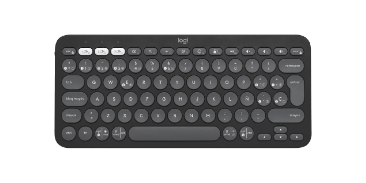 Logitech Pebble Keys 2 K380s Teclado Universal Inalámbrico Bluetooth Switch de tecla de tijera