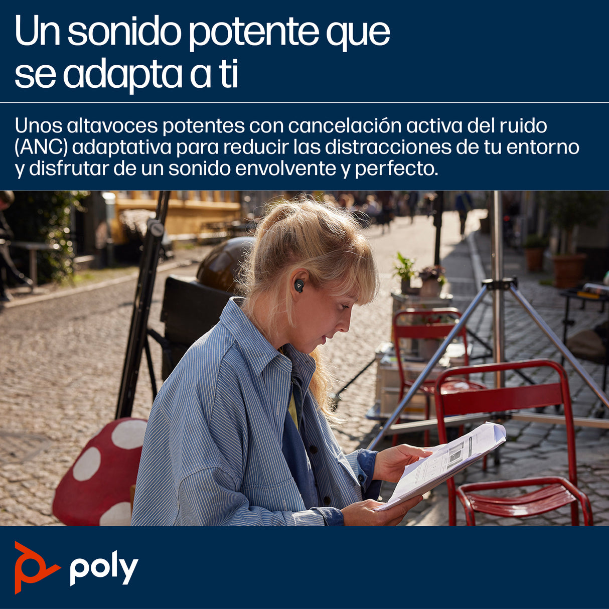 HP Poly Voyager Free 20 Black Earbuds +Basic Charge Case Auriculares y Cascos Auriculares Dentro de oído Inalámbrico