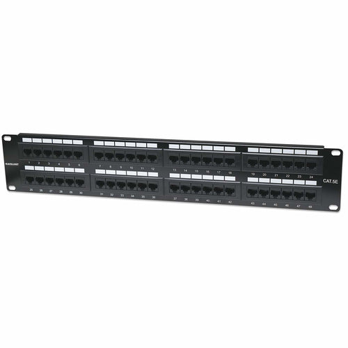 513579 - Intellinet Panel de Parcheo Cat5e paneles de parcheo Ethernet rápido, Gigabit Ethernet 48 RJ-45 Oro