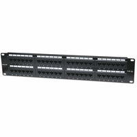 513579 - Intellinet Panel de Parcheo Cat5e paneles de parcheo Ethernet rápido, Gigabit Ethernet 48 RJ-45 Oro