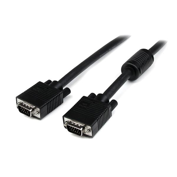 StarTech.com Cable de 10.6m Coaxial de Video VGA para Pantalla de Alta Resolución - 2x HD15 Macho, VGA (D-Sub), VGA (D-Sub), Negro