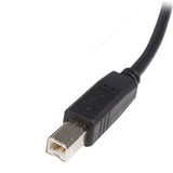StarTech.com Cable USB de 4,5m para Impresora - 1x USB A Macho - 1x USB B Macho - Adaptador Negro Cables USB USB 2.0 USB