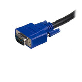 StarTech.com Cable KVM de 1,8m Todo en Uno VGA USB A USB B HD15 - 6ft Pies 2 en 1 Teclado Negro 1,8 m VGA USB