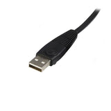 StarTech.com Cable KVM de 1,8m Todo en Uno VGA USB A USB B HD15 - 6ft Pies 2 en 1 Teclado Negro 1,8 m VGA USB