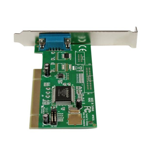 StarTech.com Tarjeta Adaptadora PCI de un Puerto Serie DB9 UART 16550 RS232 - 1x DB9 Macho Tarjetas y adaptadores de int