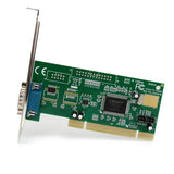 StarTech.com Tarjeta Adaptadora PCI de un Puerto Serie DB9 UART 16550 RS232 - 1x DB9 Macho Tarjetas y adaptadores de int