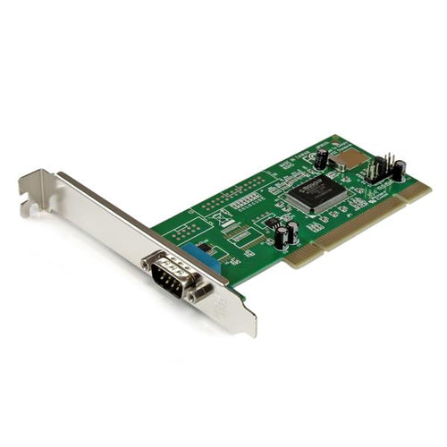 StarTech.com Tarjeta Adaptadora PCI de un Puerto Serie DB9 UART 16550 RS232 - 1x DB9 Macho Tarjetas y adaptadores de int