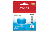 Canon CLI-221C Cartucho de Tinta Impresión por inyección de tinta 1 pieza(s) Original Cian