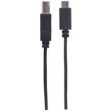Manhattan Cable USB C a USB B V3.1 2 Mts, 10 Gbps, Negro