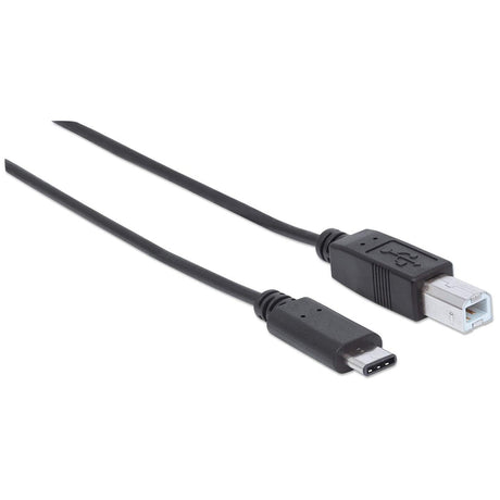 Manhattan Cable para Dispositivos USB C de Alta Velocidad Cable USB 2.0 USB C USB B Macho