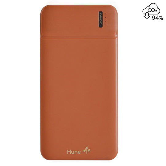 Hune Bateria Portátil "Halcón", 10000 mAh, Polímero de litio, Durazno, AT-POB-PB-051