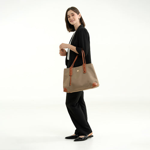 Perfect Choice PC-084891 maletín para laptop 39.6 cm (15.6") Bolsa con abertura superior Café, 450 g